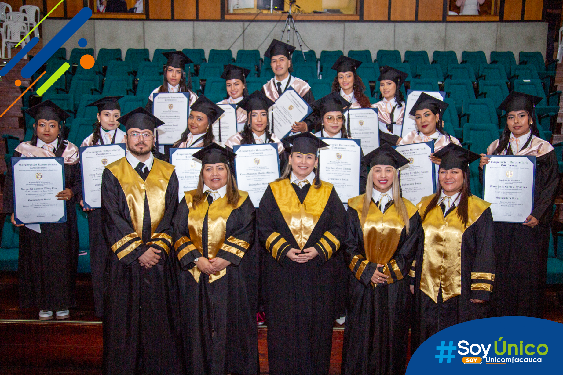Graduandos Trabajo Social.