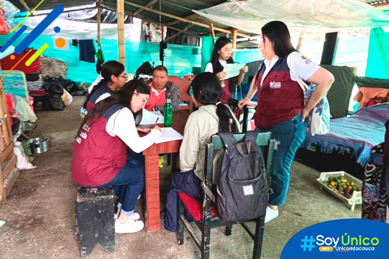 Atención a comunidad afectada en el Recuerdo Sur.