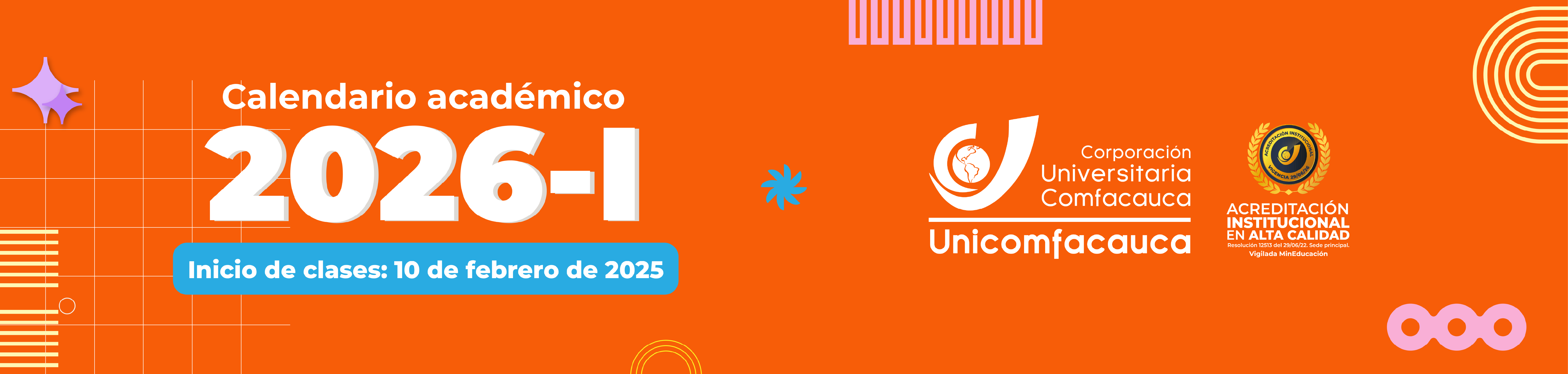 Calendario Académico Pregrado 2026-1