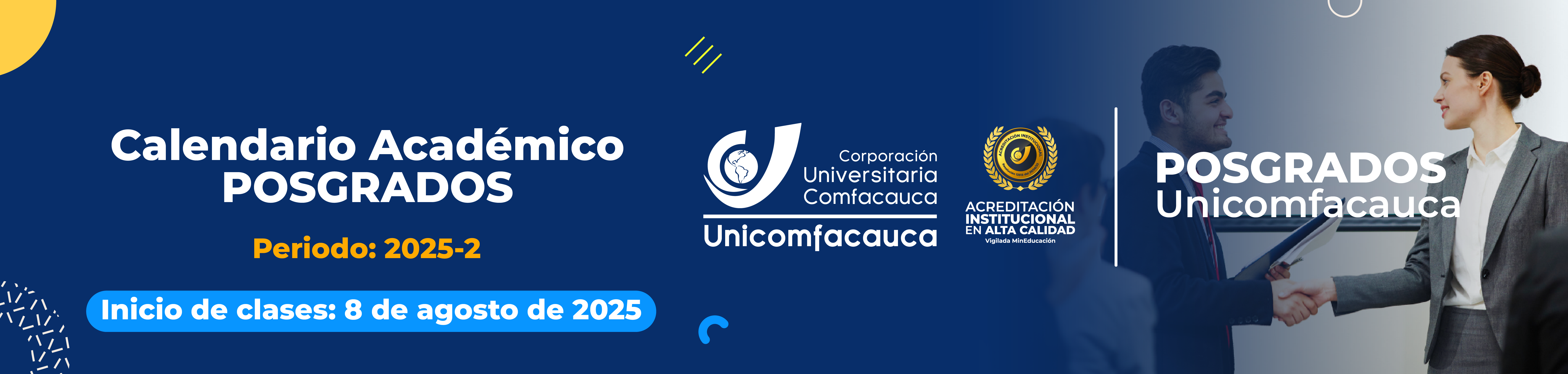Calendario Académico Posgrado 2025-2