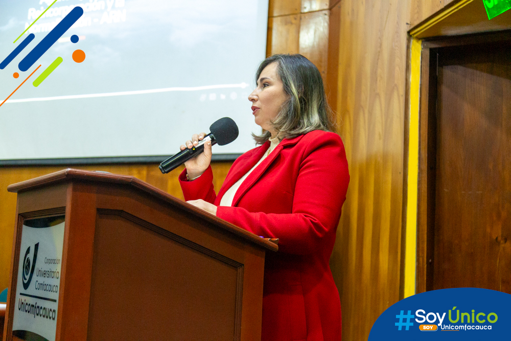 Rectora (e) Mg. Claudia Milena García Castillo.