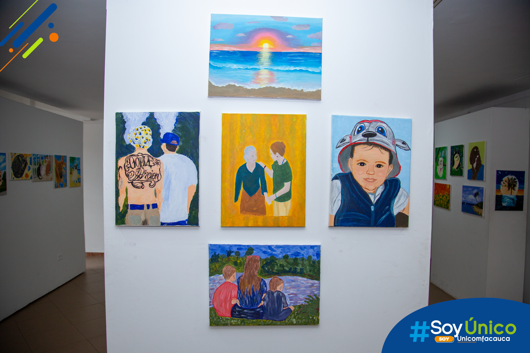 Pinturas estudiantes unicomfacaucanos