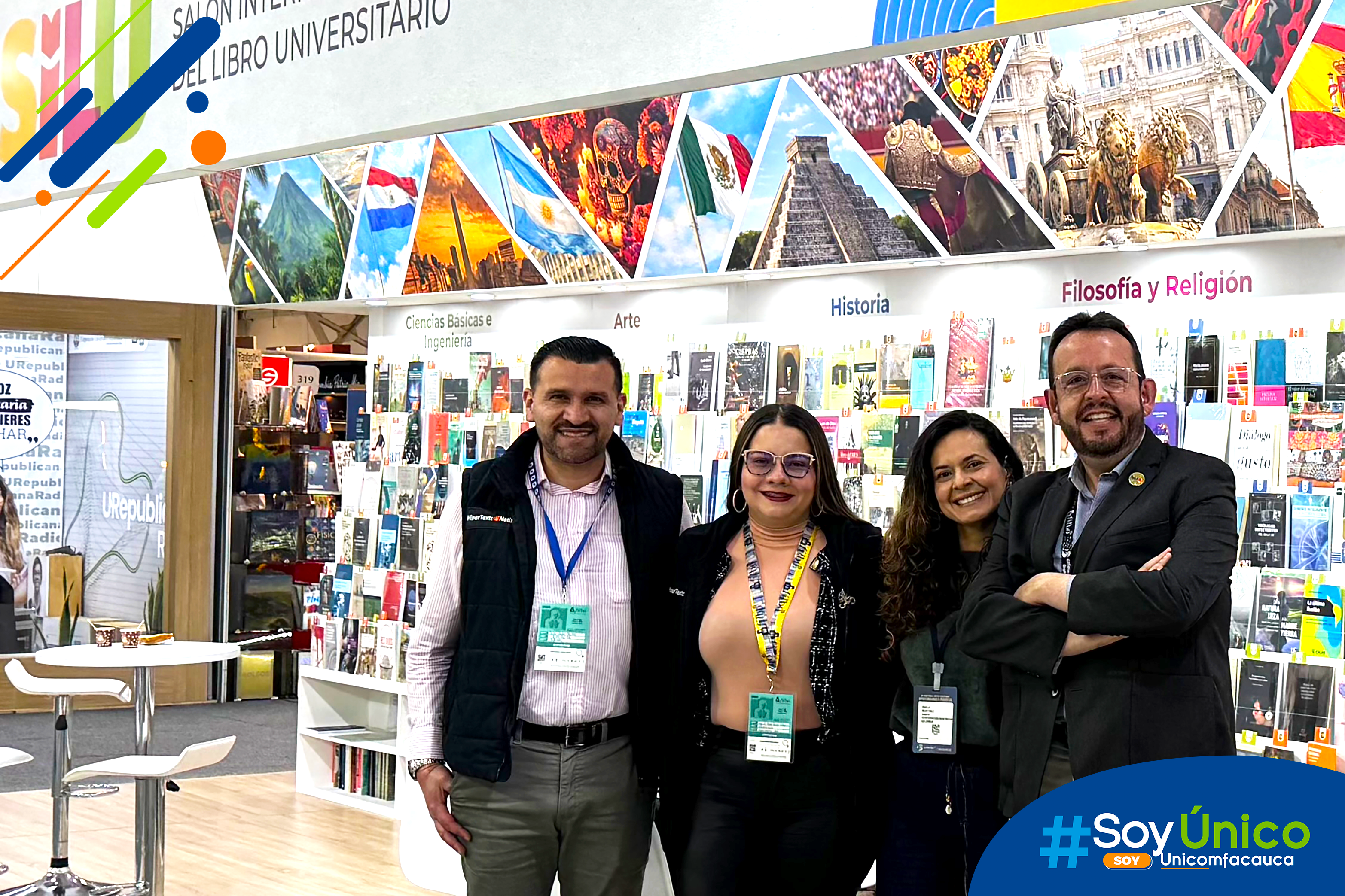 Unicomfacauca presente en la Feria del Libro 2026.