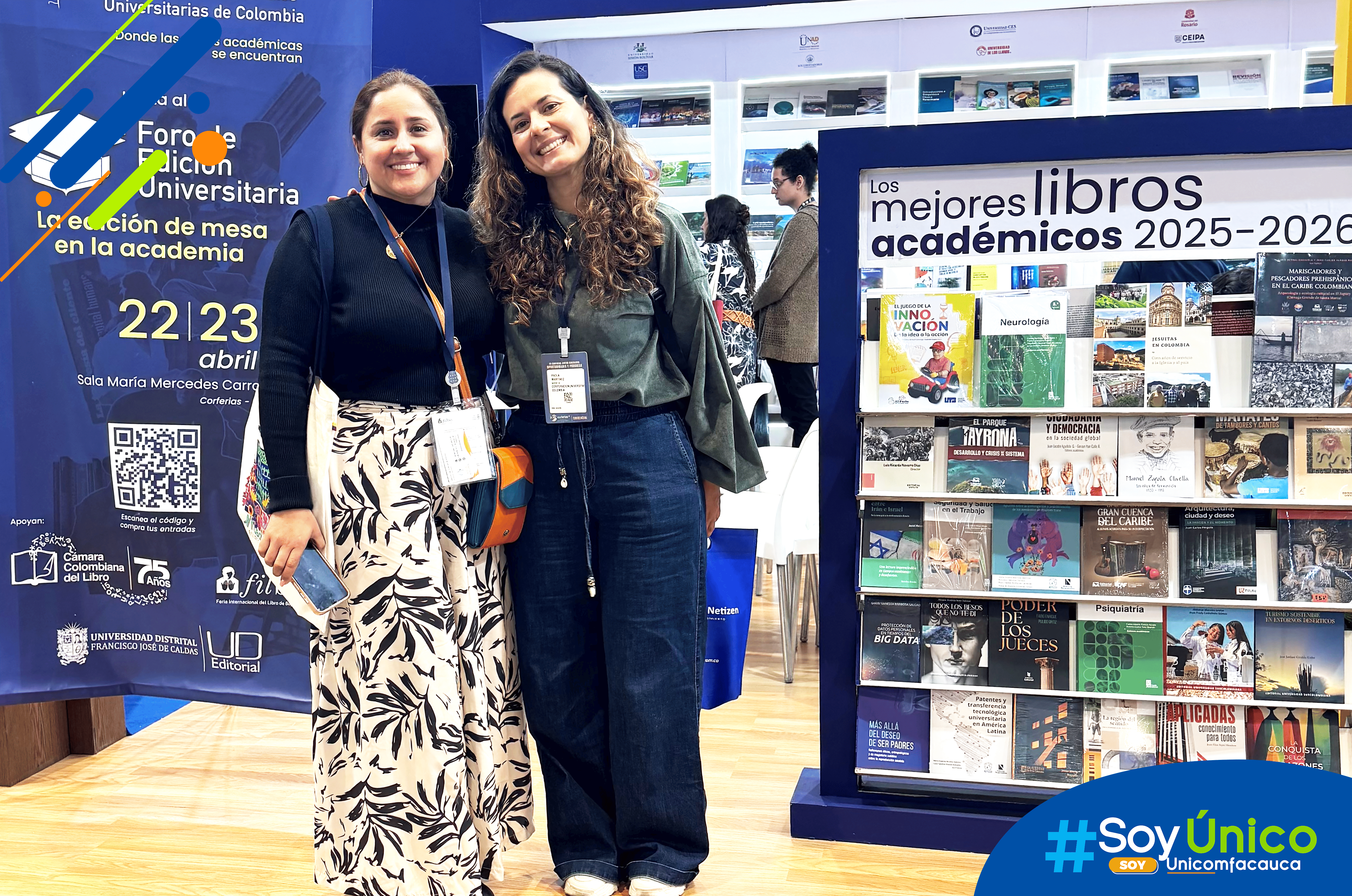 Presentación Sello editorial Unicomfacauca en la FILBo 2026.