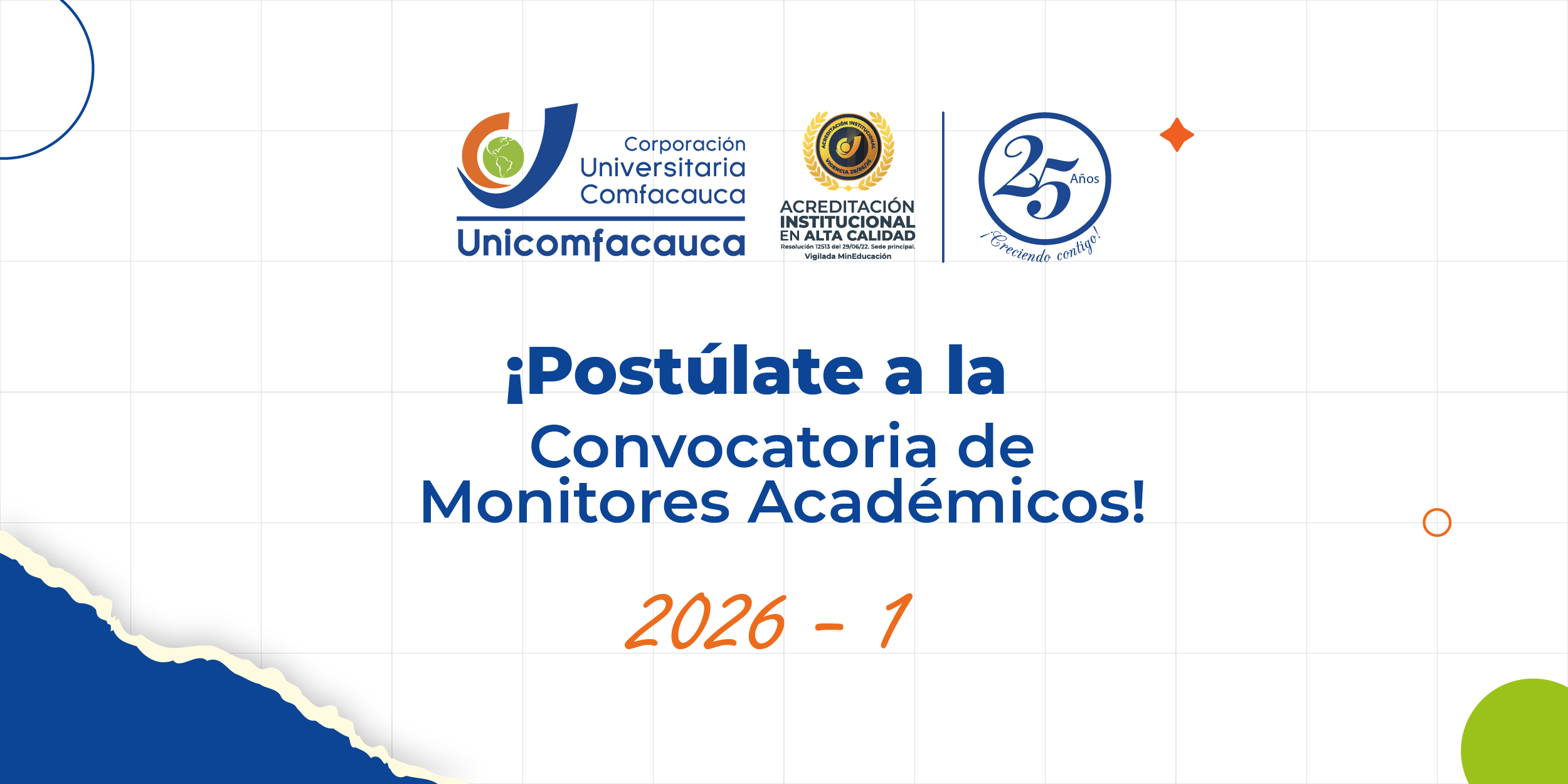 ¡Conviértete en Monitor Académico!
