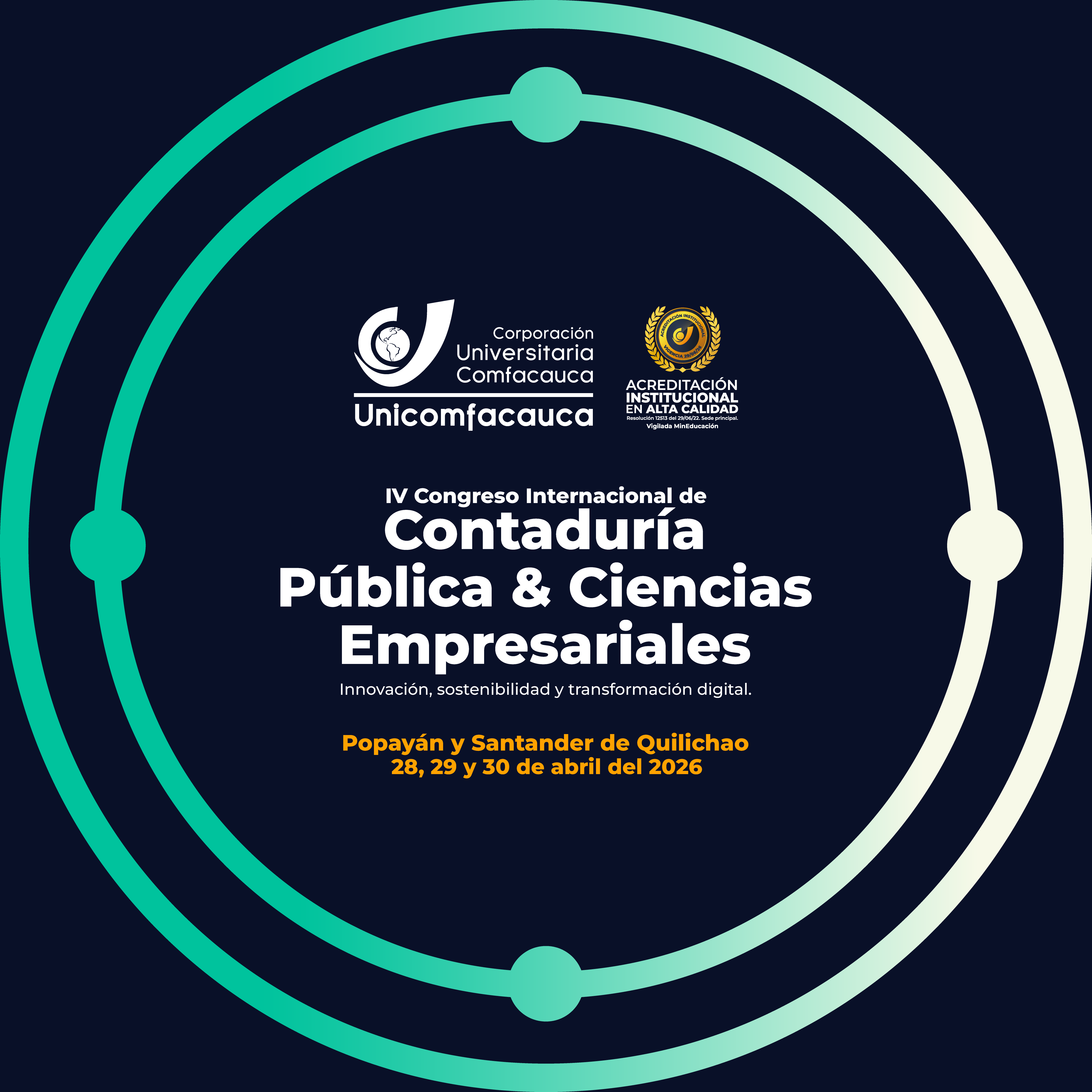 Clic aquí para ir al micrositio del IV Congreso Internacional de Ciencias Empresariales.