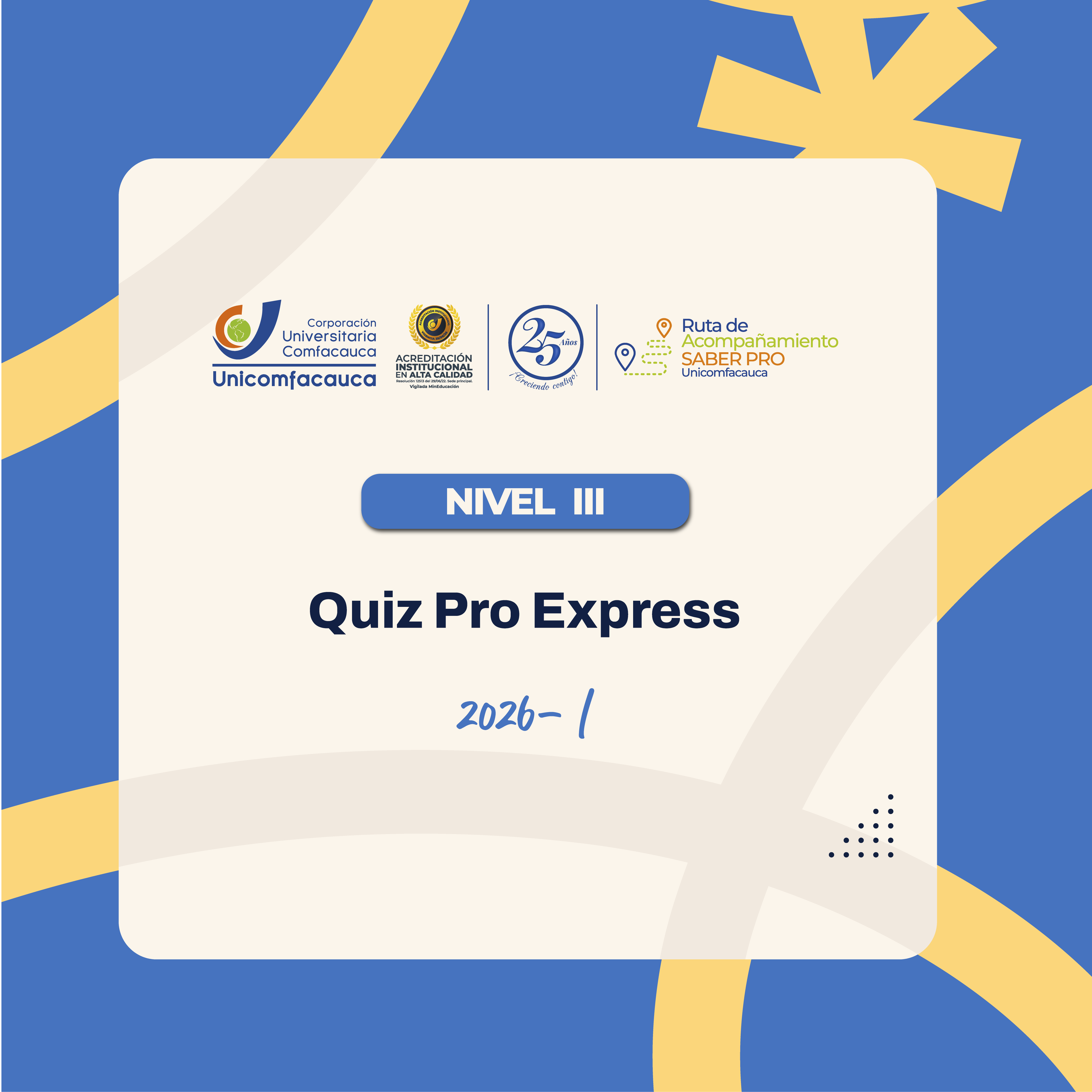 Quiz Pro Express Nivel 3. 2026-1
