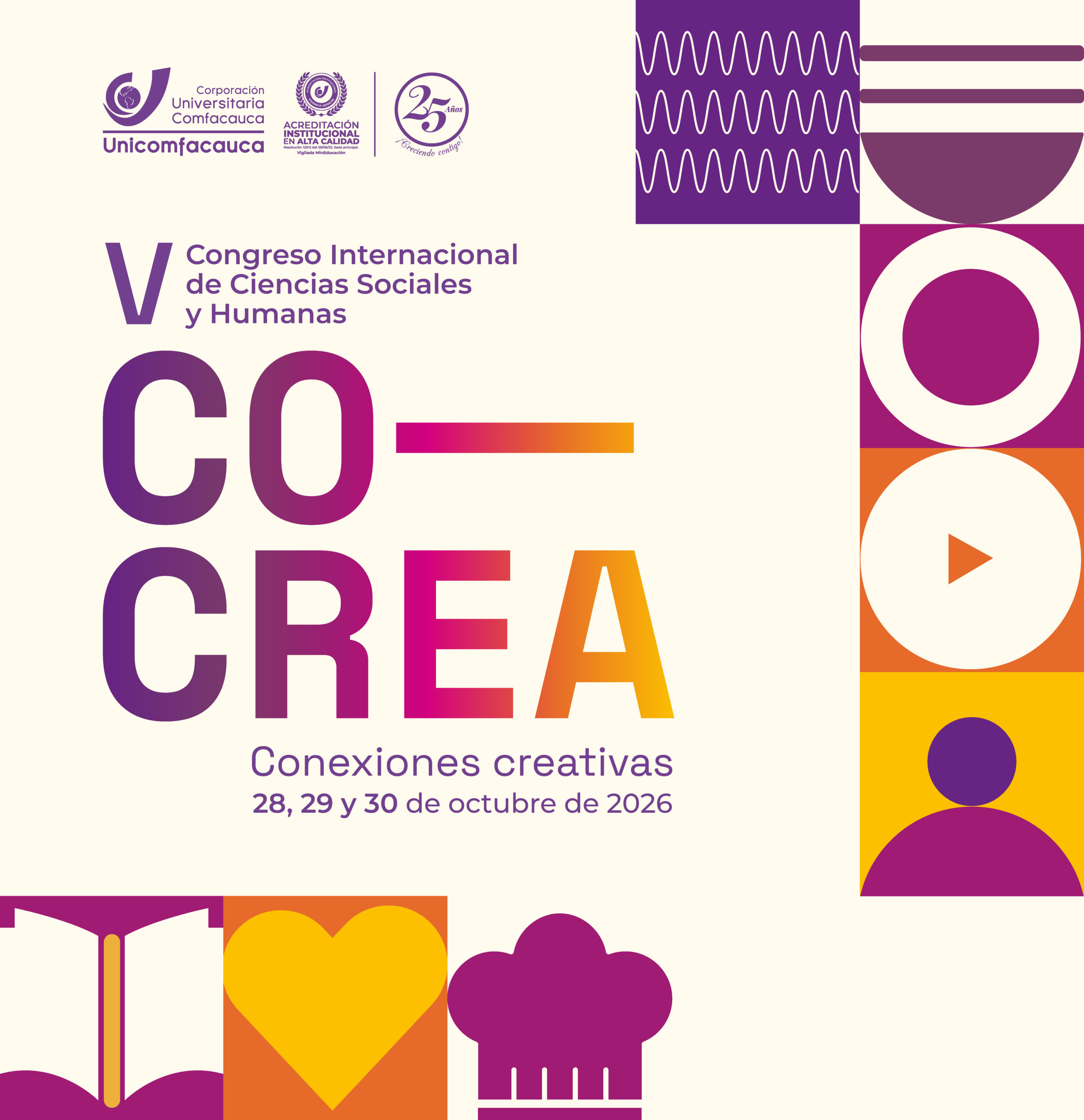 Imágen de V Congreso Internacional de Ciencias Sociales y Humanas: Pensamiento divergente: conexiones creativas – 2026