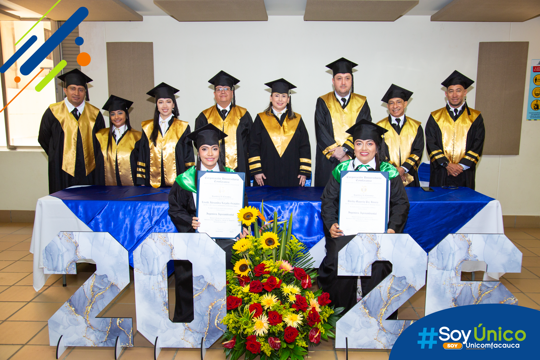 Graduandos Ingeniería Agroambiental zona norte.