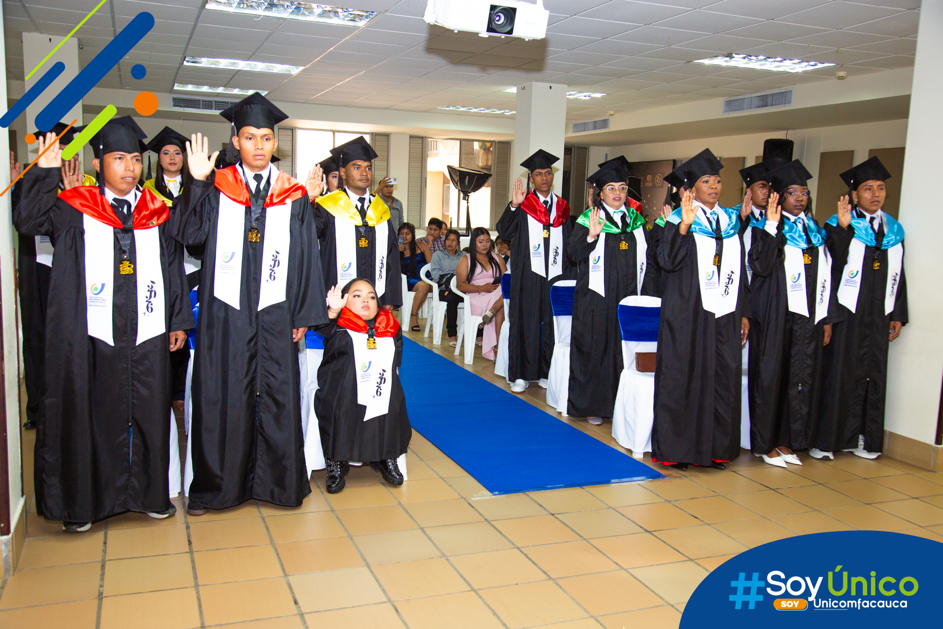 Toma de juramento ceremonia de graduación zona norte 2026-I.