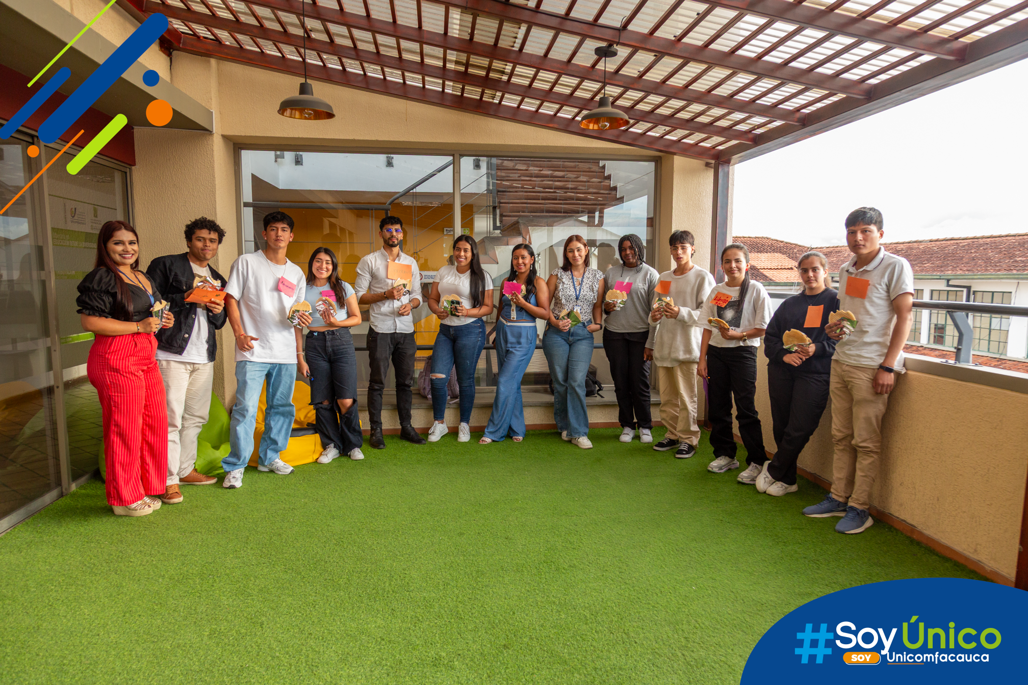 II encuentro de líderes en acción en nuestra "Terraza de San Francisco".