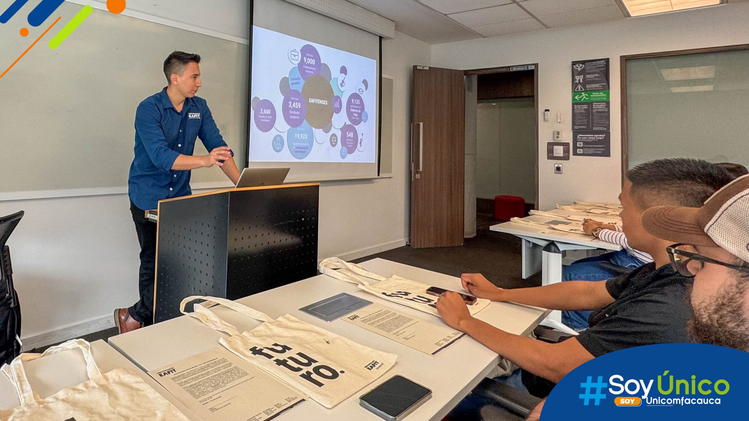 Movilidad Académica, visita Universidad EAFIT Proyecto Jovenes Caficultores.