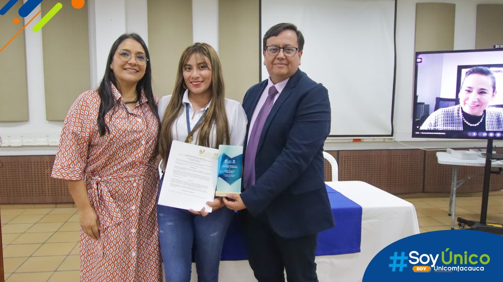 Karen Stephany Chaves Ipia, reconocida por su Liderazgo Inspirador.