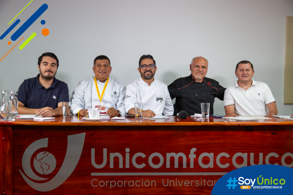Panel de jueces: hef peruano Walter Natalio Valdez Montañez; el chef Christopher Barrios Tintinago, egresado de la Tecnología en Gestión Gastronómica de Unicomfacauca; el chef payanés Rodrigo Pazos; el chef de PorkColombia Sebastián Giandomenico Villota; y el administrador Cristian Fabián Zúñiga Belalcázar, de la empresa Indestec.