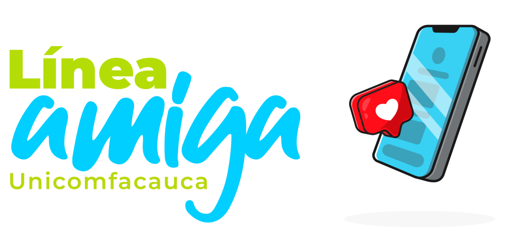 Imagen que dice "Línea amiga Unicomfacauca".