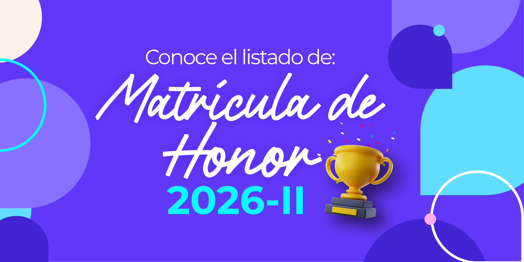 Conoce a los estudiantes destacados con Matrícula de Honor