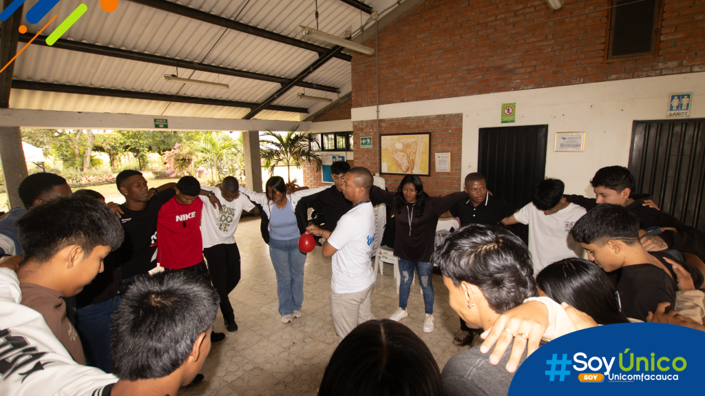 Estudiantes de Santander de Quilichao en actividades de integración.