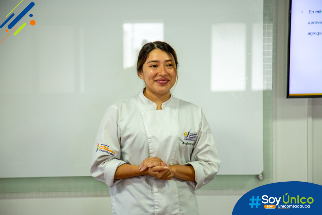 Angie estudiante Tecnología en Gestión Gastronómica