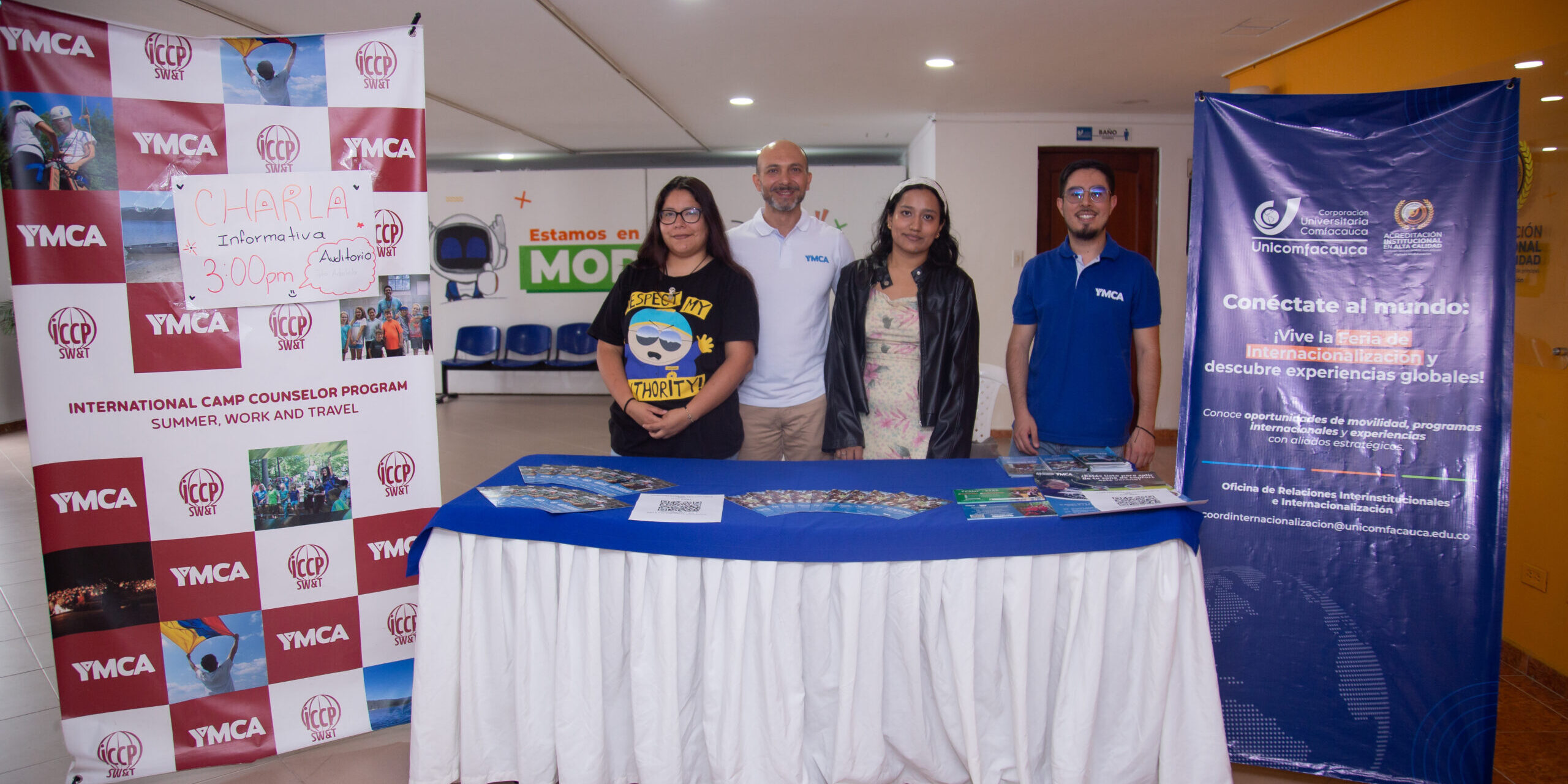 Unicomfacauca promovió oportunidades de intercambio cultural internacional junto a YMCA Colombia