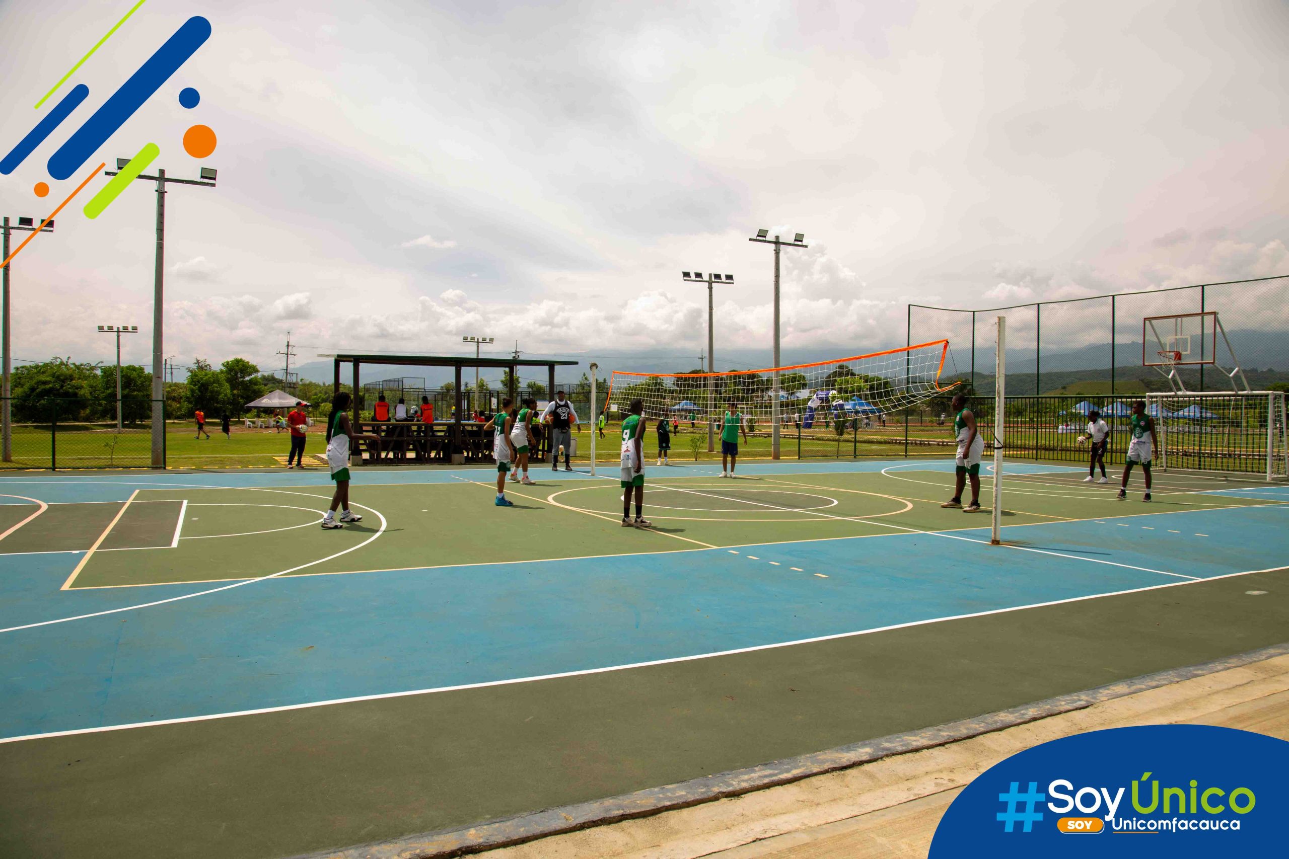Escenarios deportivos en inauguración zonas deportivas Caña Dulce.