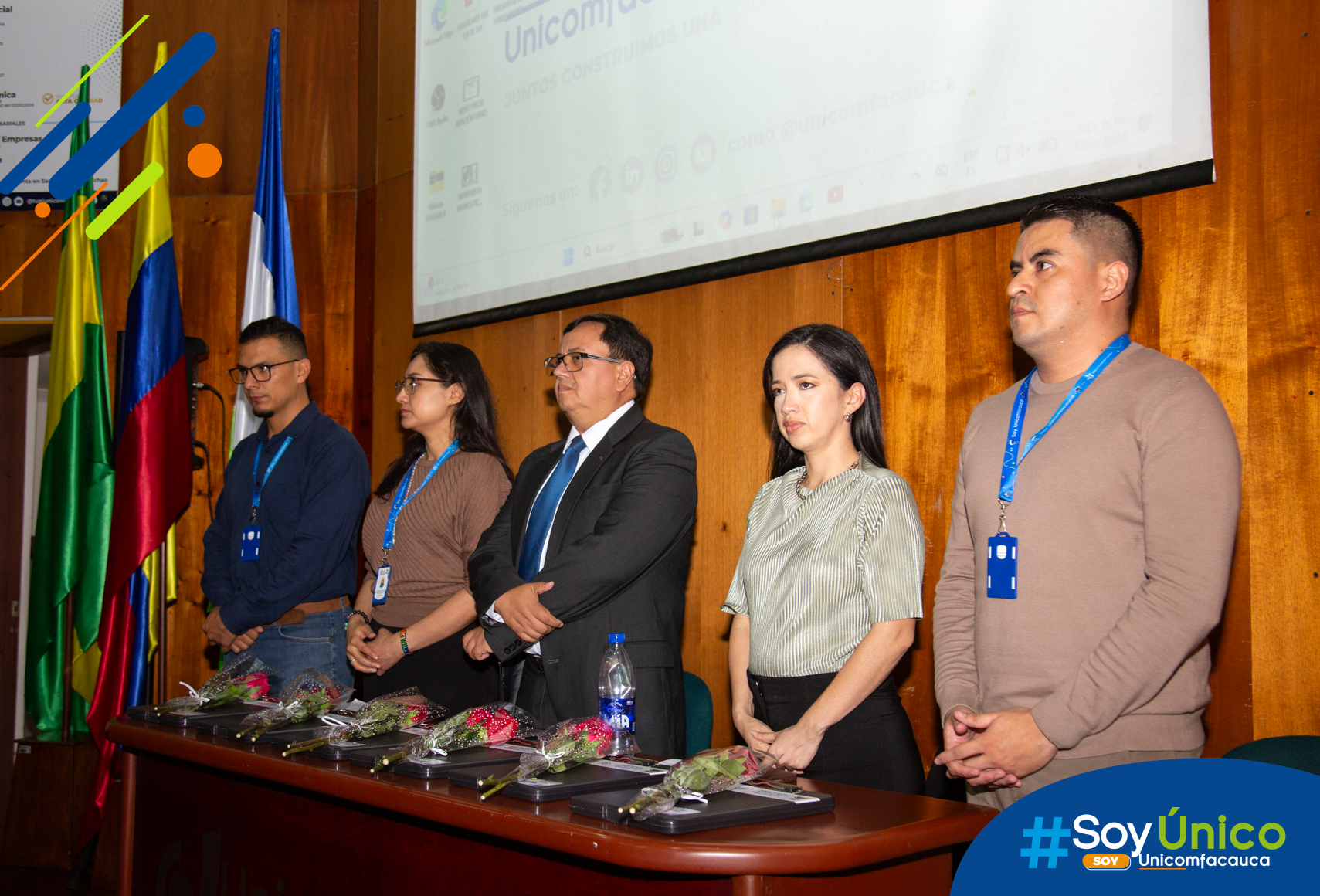 Acto conmemorativo practicantes Ingerniería Agroambiental.