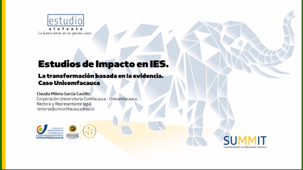 Ponencia Nuestra Rectora presentó la experiencia de Unicomfacauca en SUMMIT: Transformación en Educación Terciaria